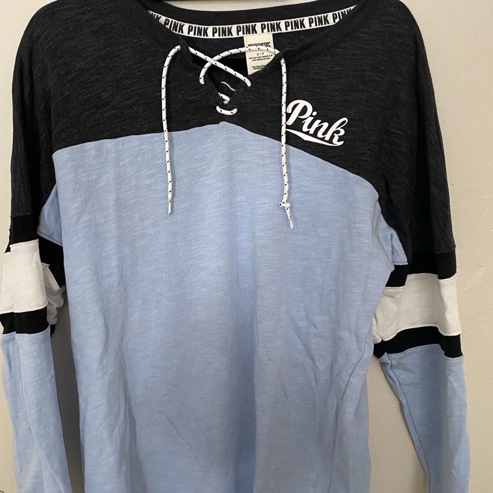 Women’s Blue Longe sleeve from PINK. Size small